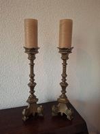 Antieke kerk kandelaars - set van 2, Ophalen, Koper of Brons