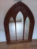 Mooie houten kerkramen spiegel, Overige vormen, 50 tot 100 cm, 100 tot 150 cm, Ophalen