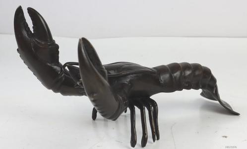 Kreeft brons, Antiek en Kunst, Antiek | Koper en Brons, Brons, Ophalen of Verzenden