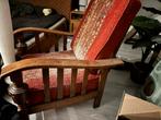 Vintage (rookstoel) rode bekleding..ophalen in Moordrecht, Huis en Inrichting, Fauteuils, Ophalen, Gebruikt, Minder dan 75 cm