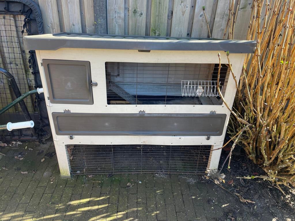 Konijnenhok drie verdiepingen, Ophalen, 90 cm of meer, Konijn, Hok