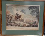 De slag bij Waterloo 18 juni 1815. Prins van Orange Nassau, Antiek en Kunst, Kunst | Etsen en Gravures, Verzenden