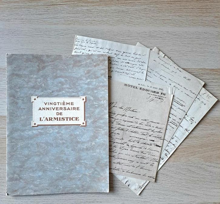 WO1 Fr 1914-1918 militaire correspondentie uitgave 1938, Verzamelen, Militaria | Tweede Wereldoorlog, Overige gebieden, Ophalen of Verzenden