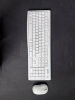 Logitech Draadloos Toetsenbord en Muis - MK295 Silent - Wit, Computers en Software, Ophalen, Zo goed als nieuw