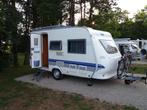Hobby 400 SF 2005 met voortent en fiestendragers, Caravans en Kamperen, 75 kg, Hobby, Treinzit, 750 - 1000 kg