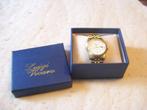 nieuw horloge luigo vicaro in doos goudkleurig, Overige merken, Staal, Staal, Polshorloge
