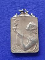 1920 Pierre Theunis Olympische Spelen Antwerpen plaquette, Postzegels en Munten, Penningen en Medailles, Verzenden, Brons, Buitenland