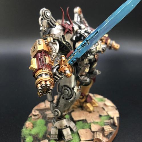 Warhammer 40k Grey Knights Nemesis Dreadknight PRO, Hobby en Vrije tijd, Wargaming, Nieuw, Warhammer, Figuurtje(s), Geverfd, Ophalen of Verzenden