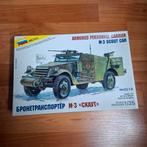 Zvezda 1:35 M3 Scout car, Overige merken, 1:32 tot 1:50, Nieuw, Ophalen of Verzenden