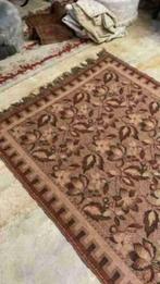 Vintage grand foulard kleed sprei reversibel 230/220, Gebruikt, Etten-Leur, Ophalen of Verzenden, 200 cm of meer