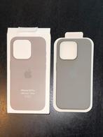 Apple iphone 15 pro siliconen hoesje - rotsgrijs - magsafe, Ophalen of Verzenden, Nieuw