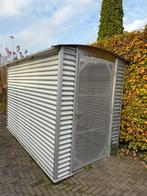 Fietsenhok/berging 3.10m x 1.65m, Tuin en Terras, Ophalen, Gebruikt, Metaal, Overige typen