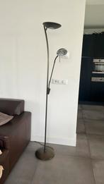 Staande lamp brons, Huis en Inrichting, Lampen | Vloerlampen, Ophalen, Strak, Gebruikt, Metaal
