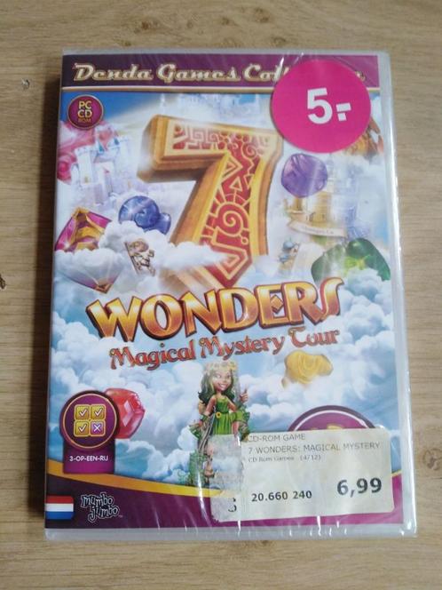 PC CD-ROM — 7 Wonders Magical Mystery Tour ( Nieuw in seal ), Spelcomputers en Games, Games | Pc, Nieuw, Puzzel en Educatief, 1 speler