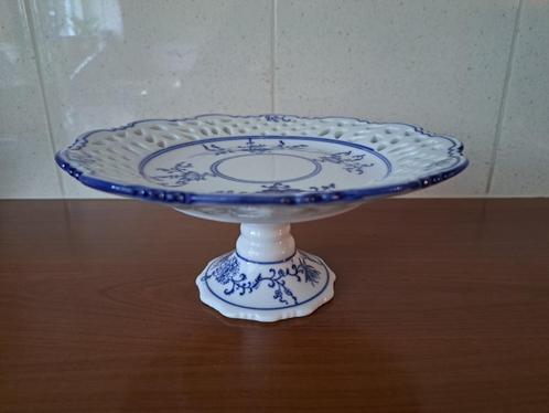 Vintage schaal op voet, Antiek en Kunst, Antiek | Schalen, Ophalen of Verzenden