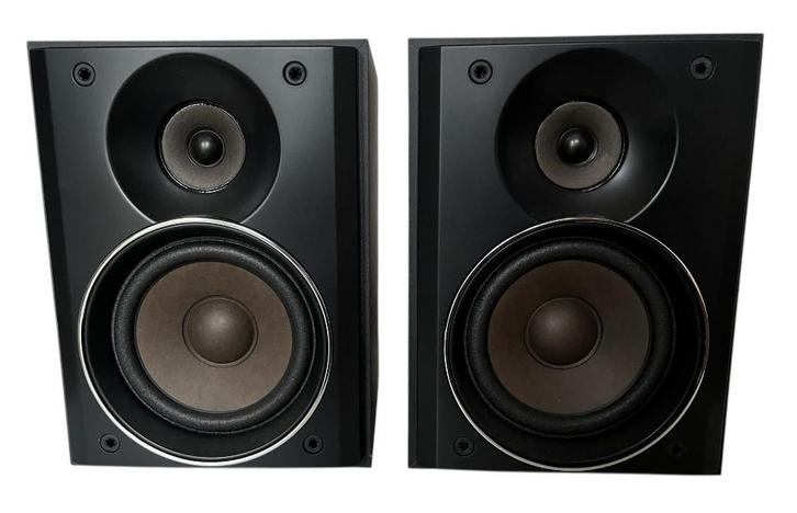 Sharp speakers CP DH 350 NH 60 watt, Audio, Tv en Foto, Luidsprekers, Zo goed als nieuw, Front, Rear of Stereo speakers, Minder dan 60 watt