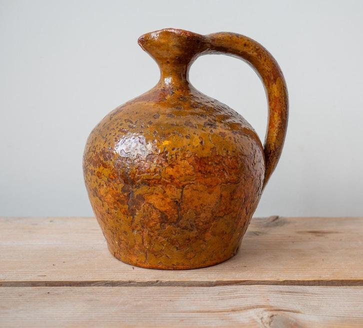 Antieke elegante franse kruik, Antiek en Kunst, Antiek | Keramiek en Aardewerk, Ophalen of Verzenden