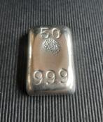 50 Gram  GEGOTEN ZILVERBAARTJE., Ophalen of Verzenden, Zilver