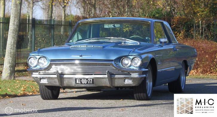 Ford Thunderbird 5.8 V8 Hardtop | Inruil mogelijk., Auto's, Oldtimers, Bedrijf, Te koop, Centrale vergrendeling, Lederen bekleding