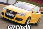 VW Golf 5 GTI Pirelli geel norev, Hobby en Vrije tijd, Modelauto's | 1:18, Ophalen of Verzenden, Nieuw, Norev