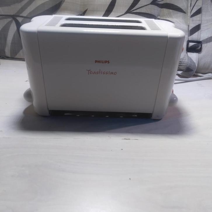 Philips Toastissimo Broodrooster, Witgoed en Apparatuur, Broodroosters, Gebruikt, Meer dan 8 standen, Uitneembare kruimellade