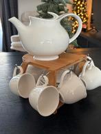 Compleet theeservies met 6 kop en schotel, suikerpot,, Huis en Inrichting, Keuken | Servies, Nieuw, Ophalen of Verzenden, Effen