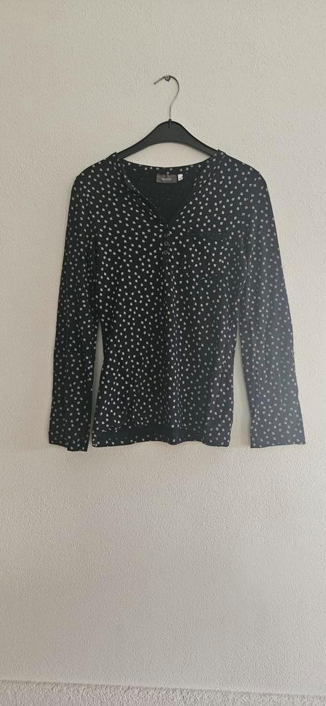 Donkerblauw shirt, Kleding | Dames, T-shirts, Zo goed als nieuw, Maat 34 (XS) of kleiner, Blauw, Lange mouw, Ophalen of Verzenden