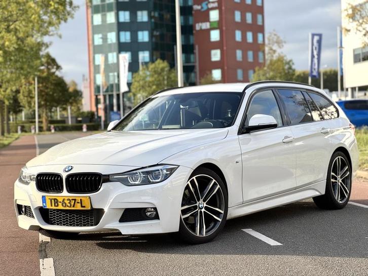 Bmw 3-serie Touring 318I M-Sport Leder Navi Clima Cruise NAP, Auto's, BMW, Bedrijf, 3-Serie, ABS, Adaptieve lichten, Airbags, Airconditioning