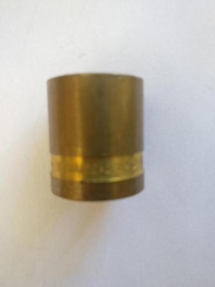 1 Rehau schuifhuls messing ø 16mm x 22mm nieuw, Doe-het-zelf en Verbouw, Buizen en Afvoer, Nieuw, Overige typen, Overige materialen