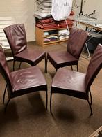 Design stoelen Spica Montis. €25.00 p. st., Huis en Inrichting, Stoelen, Ophalen, Gebruikt, Leer, Vier