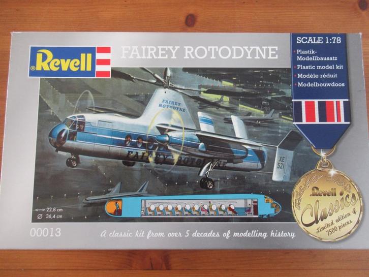 Fairey Rotodyne (Revell 1/78), Hobby en Vrije tijd, Modelbouw | Vliegtuigen en Helikopters, Nieuw, Helikopter, 1:72 tot 1:144