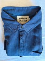 Scotch & Soda Blauw Overhemd - Maat S Regular, Blauw, Halswijdte 38 (S) of kleiner, Ophalen of Verzenden, Zo goed als nieuw