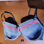 mosgroene bh met paars kantje maat 80F, Hunkemöller, Ophalen of Verzenden, Groen, BH