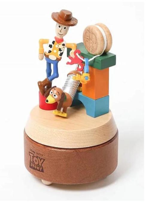 Toy Story speeldoosje, muziekdoosje *licht beschadigd*, Verzamelen, Disney, Zo goed als nieuw, Beeldje of Figuurtje, Overige figuren