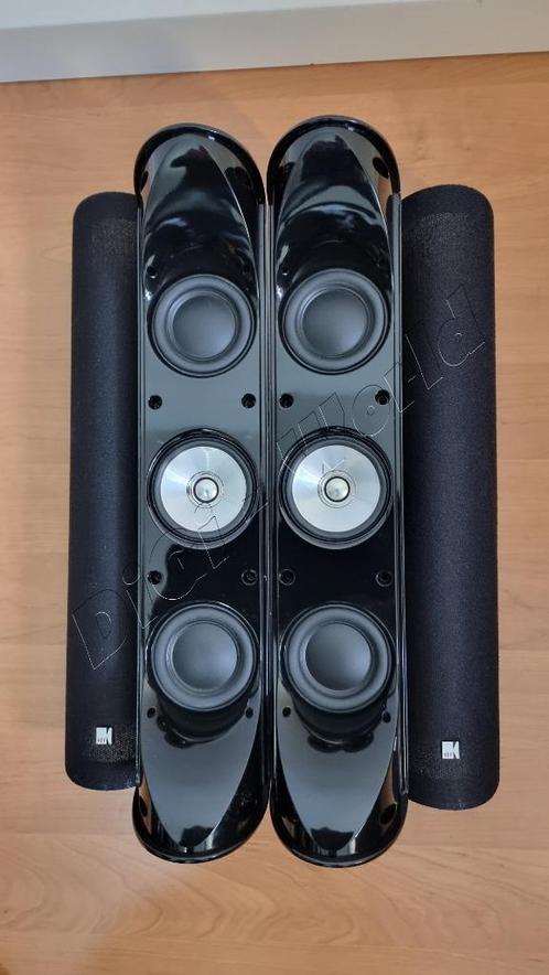 Kef -HTS5001-2 3weg (hoogglans zwart), Audio, Tv en Foto, Luidsprekers, Zo goed als nieuw, Front, Rear of Stereo speakers, 60 tot 120 watt
