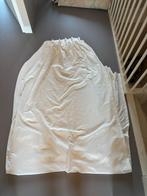 Groot Wit Gordijn - 140x300 cm, Huis en Inrichting, Ophalen, 100 tot 150 cm, 200 cm of meer, Wit