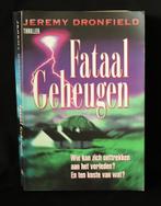 Jeremy Dronfield Fataal geheugen., Ophalen of Verzenden, Gelezen, Jeremy Dronfield, Nederland