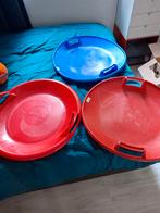 Drie verschillende ronde slee / sleetjes, Overige merken, Gebruikt, Overige typen, Ophalen of Verzenden