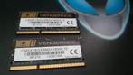 Corsair Vengeance 16 GB SODIMM DDR3-1600 CL10 2 x 8 GB, Computers en Software, RAM geheugen, 16 GB, Gebruikt, Ophalen of Verzenden
