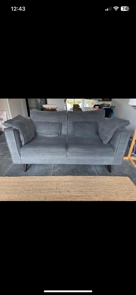 Goossens Suite 2 zits bank, Huis en Inrichting, Banken | Bankstellen, Gebruikt, Rechte bank, Tweepersoons, 150 tot 200 cm, 75 tot 100 cm