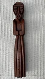Sacraal houtsnijwerk/sculptuur monnik, Antiek en Kunst, Kunst | Beelden en Houtsnijwerken, Ophalen of Verzenden