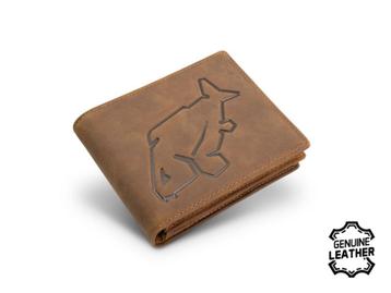 Delphin Leather Wallet Carp Outline portomonnee beschikbaar voor biedingen
