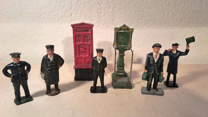 spoor 0–1 timpo crescent loden figuren stations accessoires, Antiek en Kunst, Antiek | Speelgoed, Ophalen of Verzenden