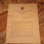 Document 1941 Verbond Ned. Werkgevers Oorlogsinvaliden !, Ophalen of Verzenden