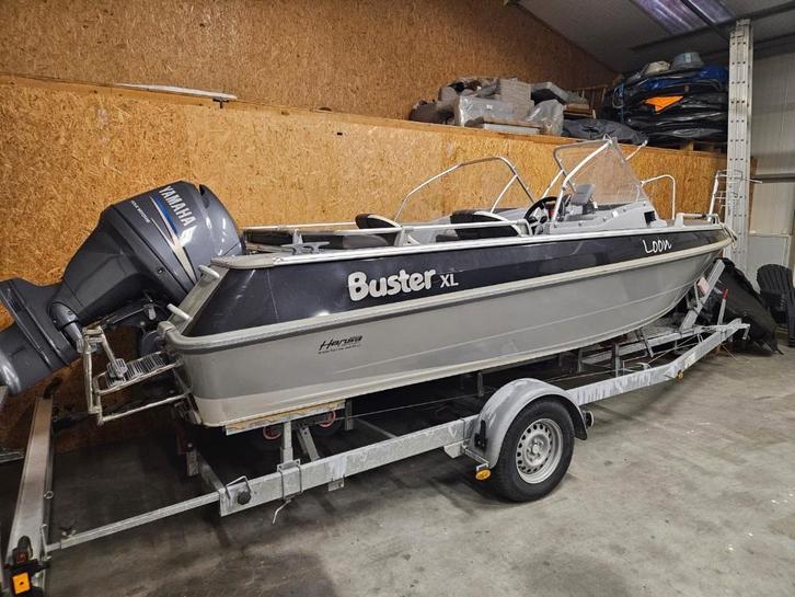 Buster XL aliminium speedboot, Watersport en Boten, Speedboten, Zo goed als nieuw, 6 meter of meer, Benzine, 70 tot 120 pk, Aluminium