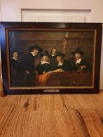 Rembrandt Schilderij - Groepsportret, Ophalen of Verzenden