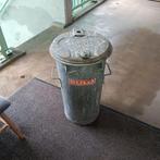 Zinken vuilnisbak, Ophalen of Verzenden, Gebruikt