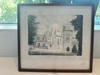 Litho Kasteel Heeswijk - Gesigneerd & Genummerd, Ophalen of Verzenden