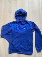 Nike Capuchon Vest  | joggingstof | blauw | maat L (170/176), Gebruikt, Trui of Vest, Ophalen of Verzenden, Nike