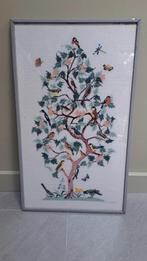 Borduursel Boom met kleurige vogels, Ophalen, Minder dan 50 cm, Gebruikt, 50 tot 100 cm
